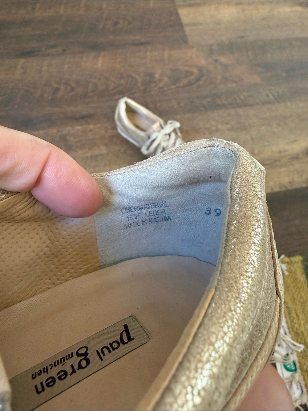 Paul Green “Posh” Rose Gold Sneakers US 7.5 - Picture 10 of 11